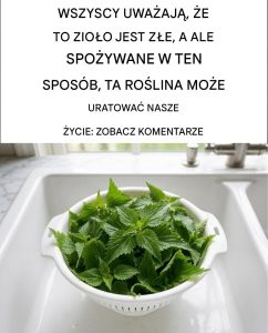 Rośnie wokół nas i wszyscy uważają go za chwast. Jednak spożywana na surowo, roślina ta może dosłownie uratować nam życie. Wyjaśnię tutaj, jak ją spożywać i do czego się ją stosuje: