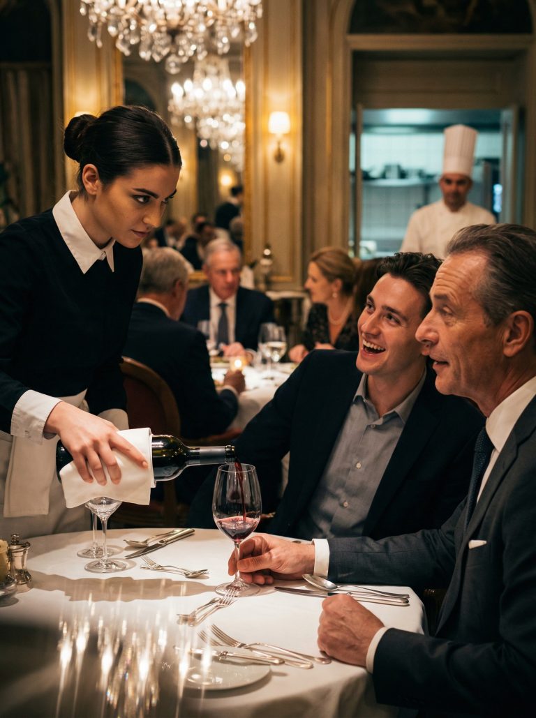 Zamówił po niemiecku, by upokorzyć kelnerkę, śmiejąc się, że "dziewczyny takie jak ona" nigdy nie zrozumieją prawdziwej edukacji. Iris Novák tylko się uśmiechał i bezbłędnie nalał mu wino — bo mówi siedmioma językami i rozumiała każdą zniewagę, w tym jego plan ograniczenia "nierentownej" opieki szpitalnej, która utrzymuje przy życiu jej babcię. Gdy groził jej po niemiecku, odpowiedziała z doskonałą płynnością, uciszając stół. Tej nocy babcia otworzyła stary folder z ukrytymi powiązaniami z jego rodziną—i Iris zrozumiała, że jeden język nie ujawni milionera... to otworzyłoby prawdę o jej matce.