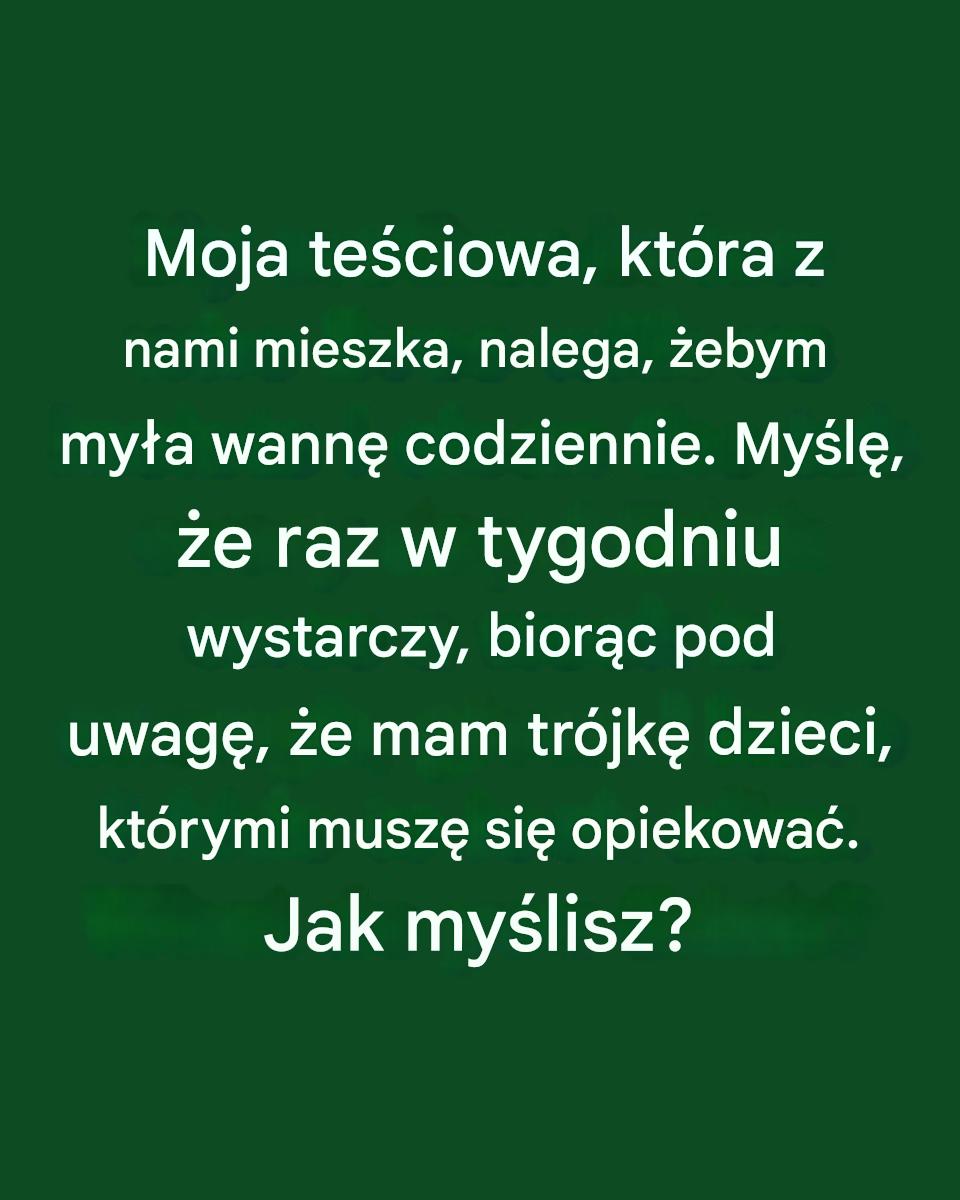 To ciągła walka z moją teściową
