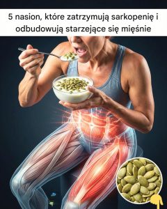 Zaskakujące nasiono, które pomaga zatrzymać utratę masy mięśniowej związaną z wiekiem