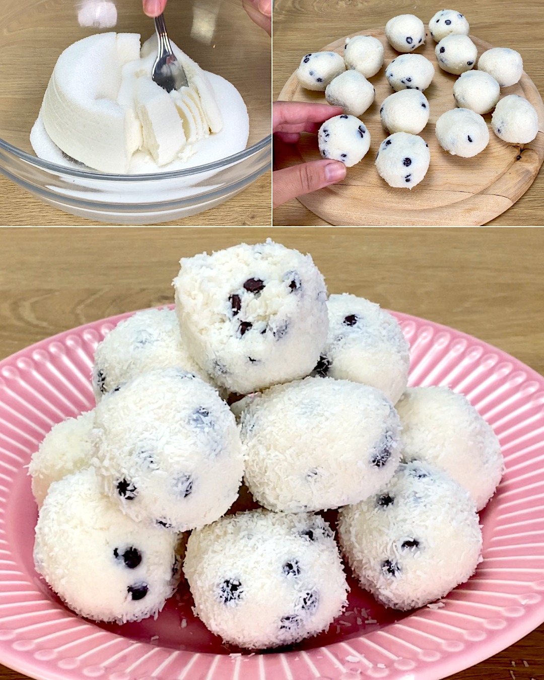 Trufle kokosowe z kawałkami czekolady z 4 składników: najprostszy przepis na deser gotowy w 5 minut!