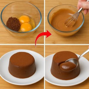 Wymieszaj 2 jajka z kawą! Będziesz zaskoczony! W 10 minut! Deser bez pieczenia i mąki.