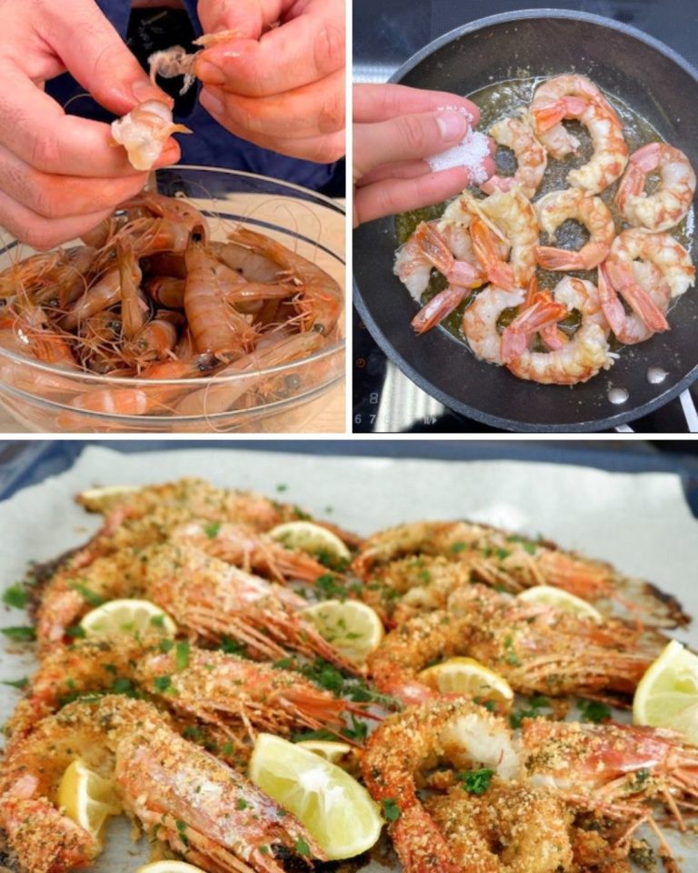 Gratin z krewetkami o smaku cytrusowym