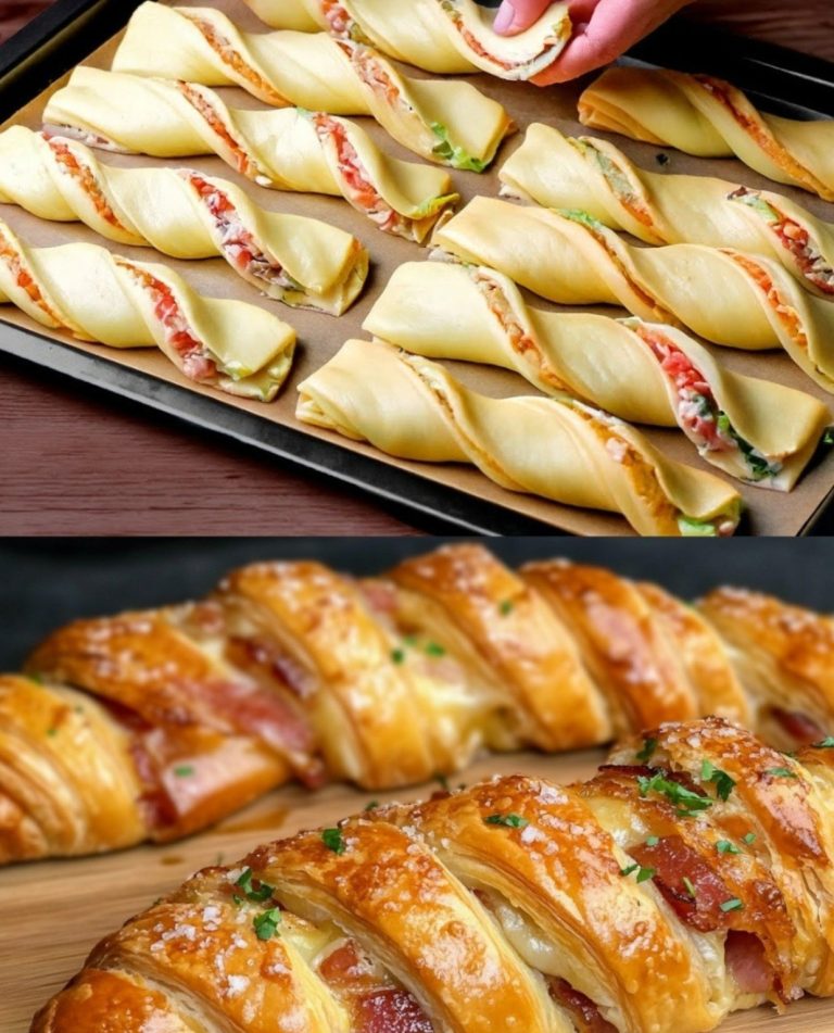 Najszybsza przystawka z ciasta francuskiego w historii – 3 składniki, 15 minut! 🥐