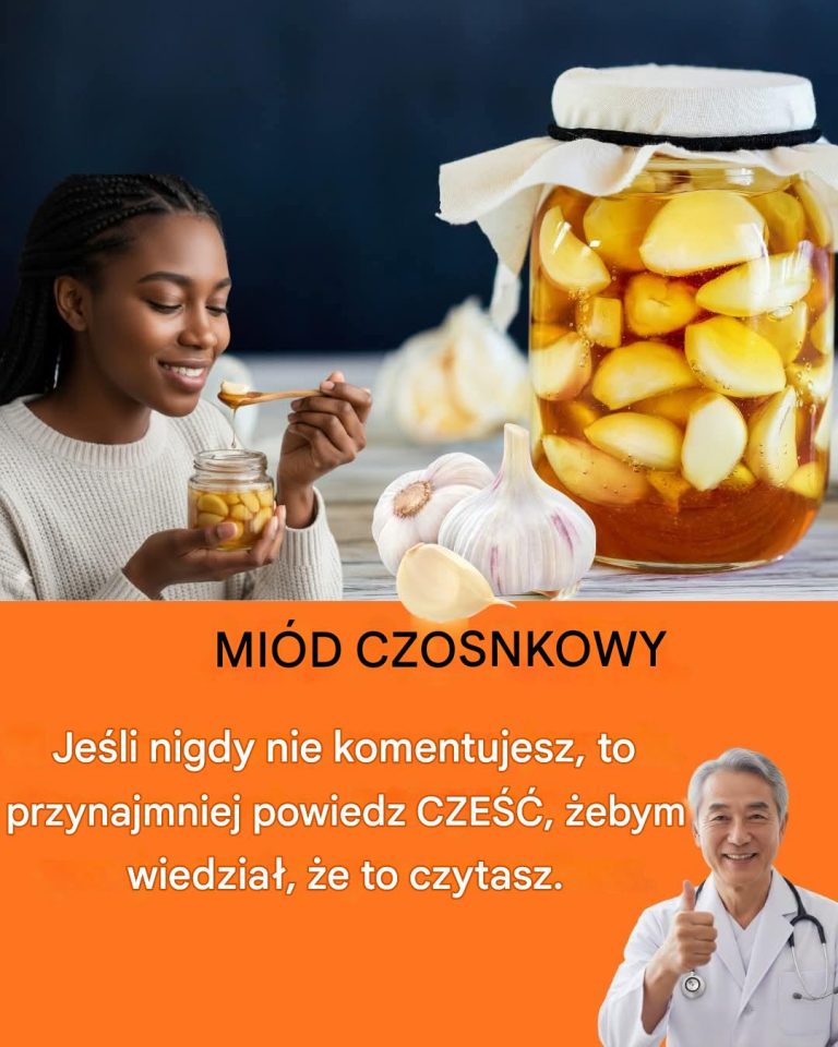 Jedz czosnek i miód na pusty żołądek przez 7 dni.