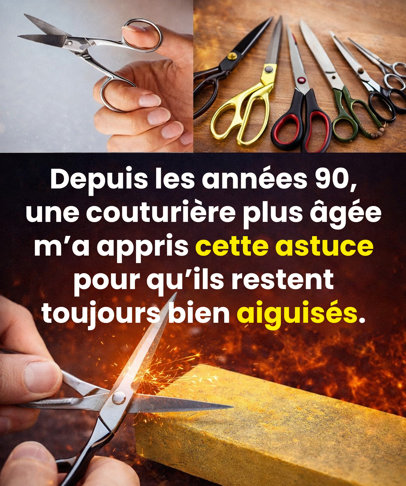 Stary trik na ostrzenie nożyczek – lepszy niż żyletka