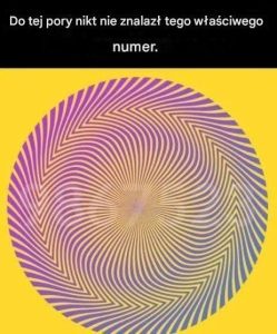Czy potrafisz znaleźć ukrytą liczbę w tej iluzji optycznej?