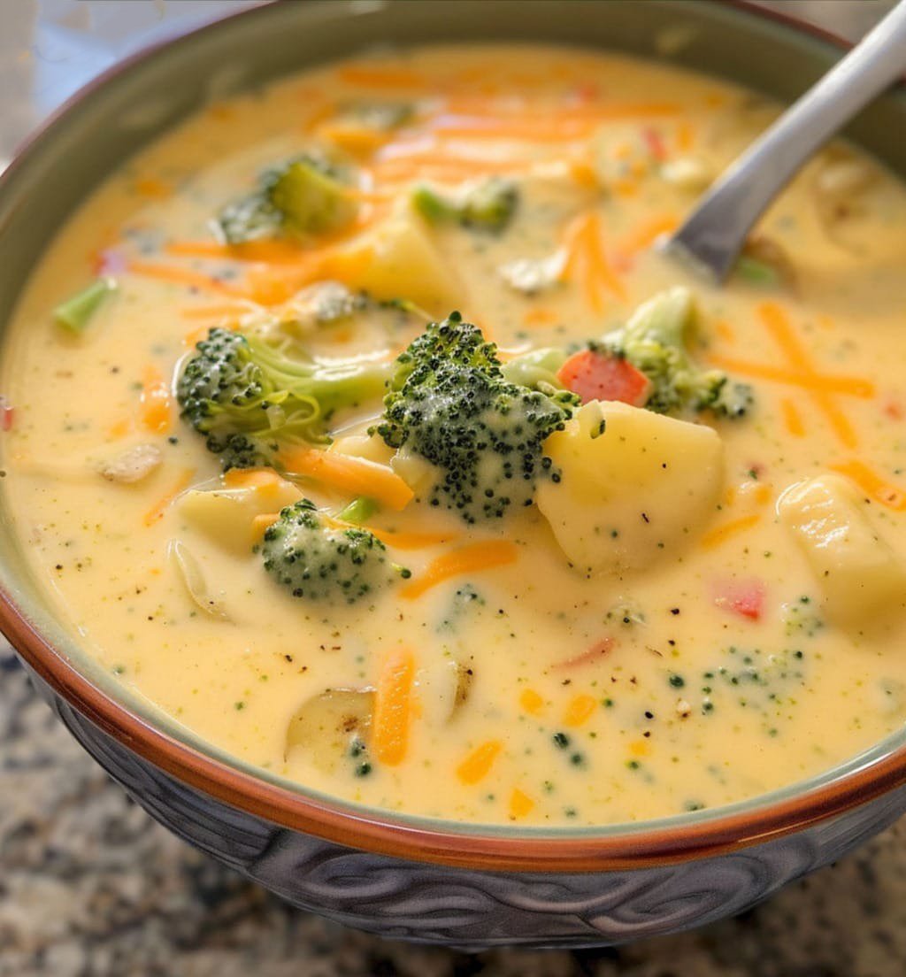 Niesamowicie pyszna, kremowo-serowa zupa z brokułami