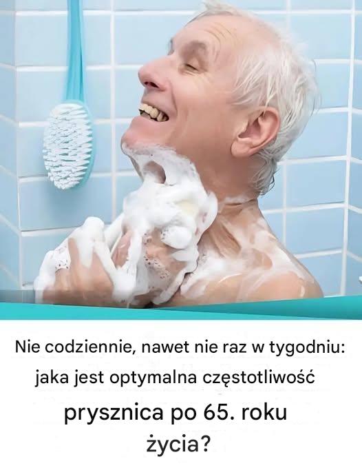 Ani codziennie, ani co tydzień: jaka jest idealna częstotliwość prysznica dla osób powyżej 65. roku życia