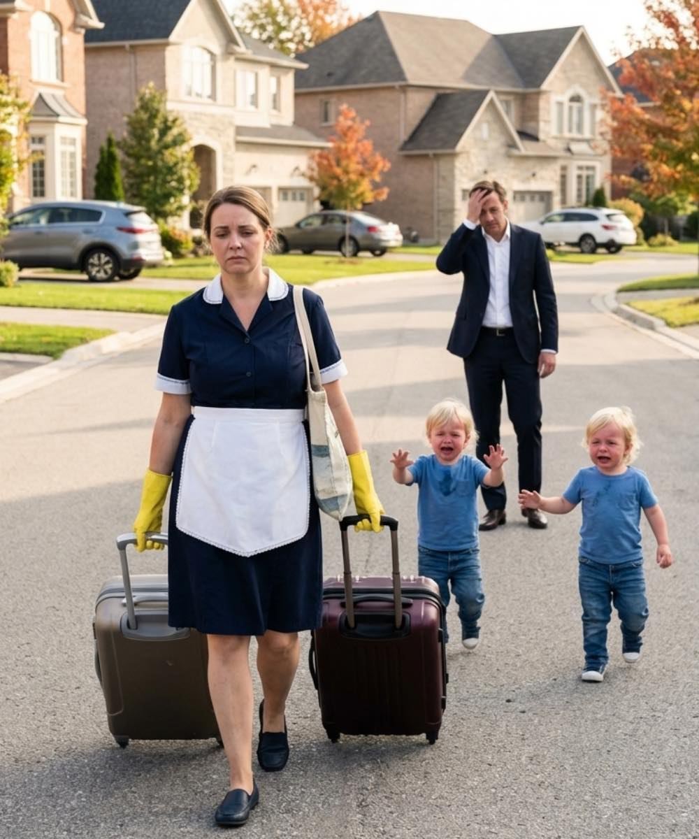 Milioner bezlitośnie zwolnił nianię, ale wyznanie dzieci, które zobaczyły ją wychodzącą, zrujnowało jego świat na zawsze. Dźwięk był nie do zniesienia. Klik, klik, klik. Tanie plastikowe kółka starej niebieskiej walizki stukały o idealnie wybrukowany bruk najbardziej ekskluzywnej ulicy miasta. Był to rytmiczny, suchy dźwięk, jakby odliczał sekundy do osobistej tragedii. Clara nie obejrzała się. Nie mogła. Czuła, że gdyby obróciła głowę choćby o milimetr, jej serce roztrzaskał… Voir plus