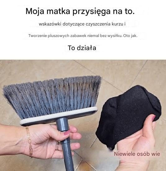 Założyłem skarpetkę na miotłę i efekt mnie zaskoczył.