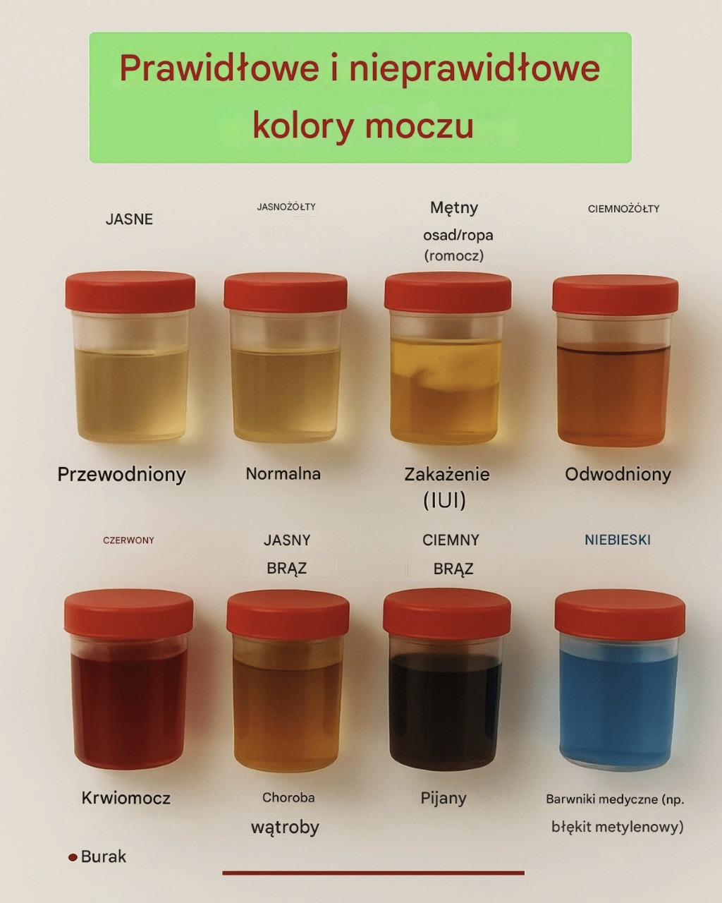 Co color moczu mówi o sekretach działań i działań całego organizmu