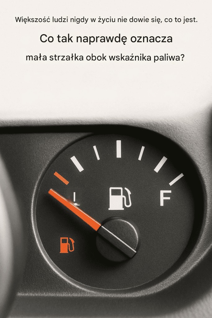 Większość ludzi nigdy w życiu nie dowie się, co tak naprawdę oznacza mała strzałka obok wskaźnika poziomu paliwa.