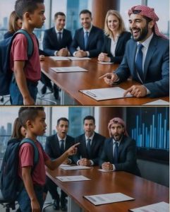 „MÓWIĘ DZIEWIĘCIOM JĘZYKAMI” – powiedział syn czarnoskórej sprzątaczki… Arabski milioner roześmiał się, ale pozostał ZSZOKOWANY… Śmiech odbił się echem od szklanych ścian apartamentu na Manhattanie niczym okrutny grzmot. „Dziewięć języków?” – zadrwił Hassan al-Mansuri, a jego głęboki głos ociekał protekcjonalnością. „Chłopcze, ledwo mówisz po angielsku”. Na drugim końcu biura stał David Johnson, ciemnoskóry czternastolatek o inteligentnych oczach, z torbą szkolną przewieszoną przez ramię. … Voir plus