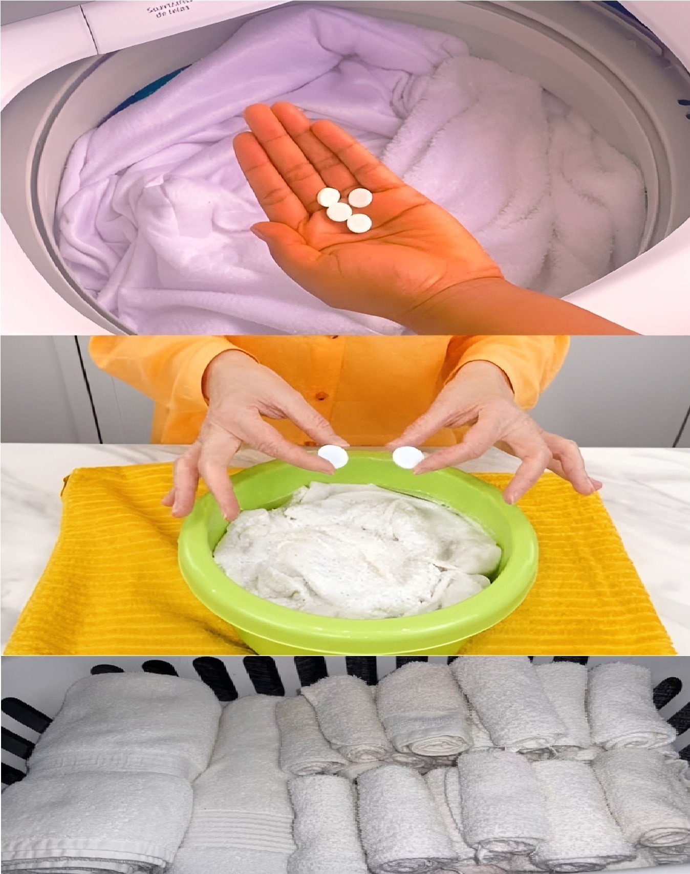 Stare, pożółkłe ręczniki? Oto jak je wybielić i sprawić, by były miękkie jak chmurka.