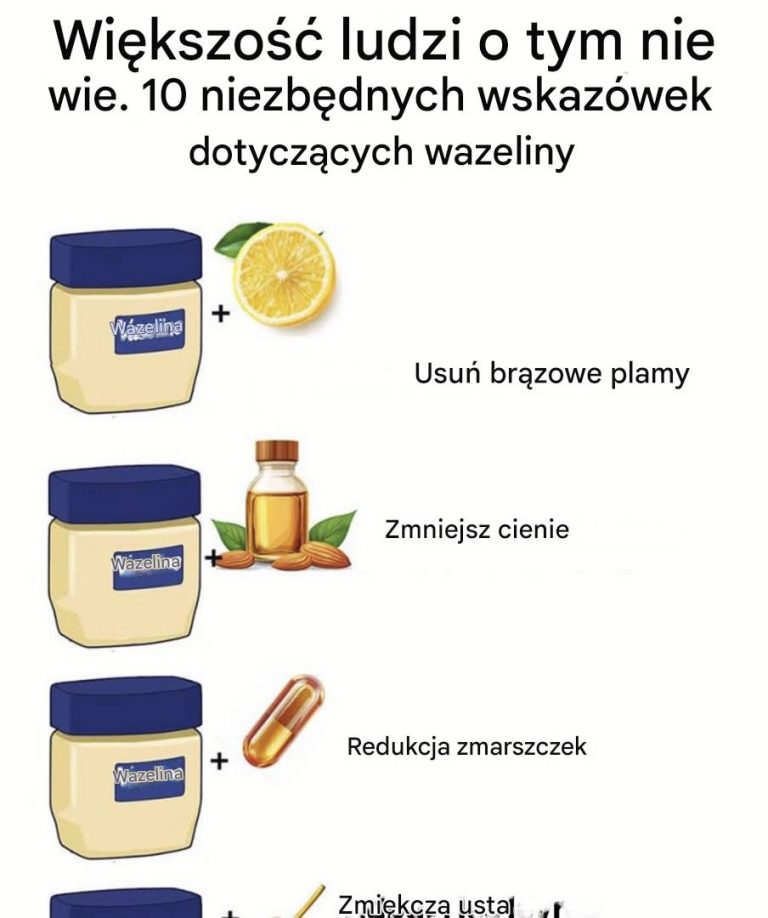 Większość ludzi coś traci. 10 genialnych trików z wazeliną. Pełny artykuł 👇 💬