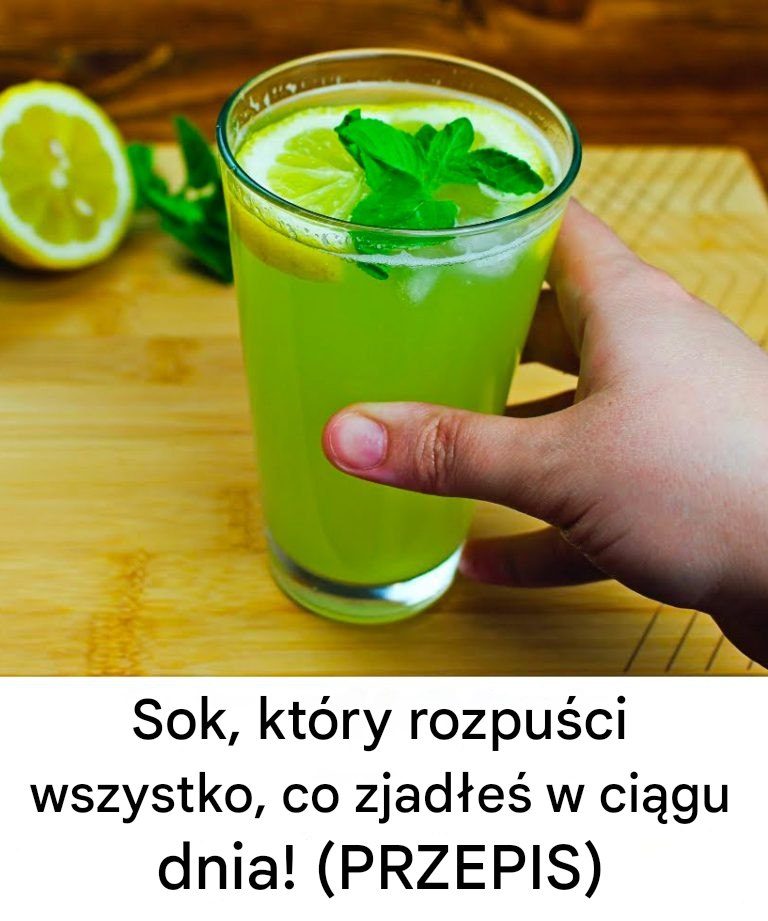 Sok, który rozpuści wszystko, co zjadłeś w ciągu dnia! (PRZEPIS)⏬