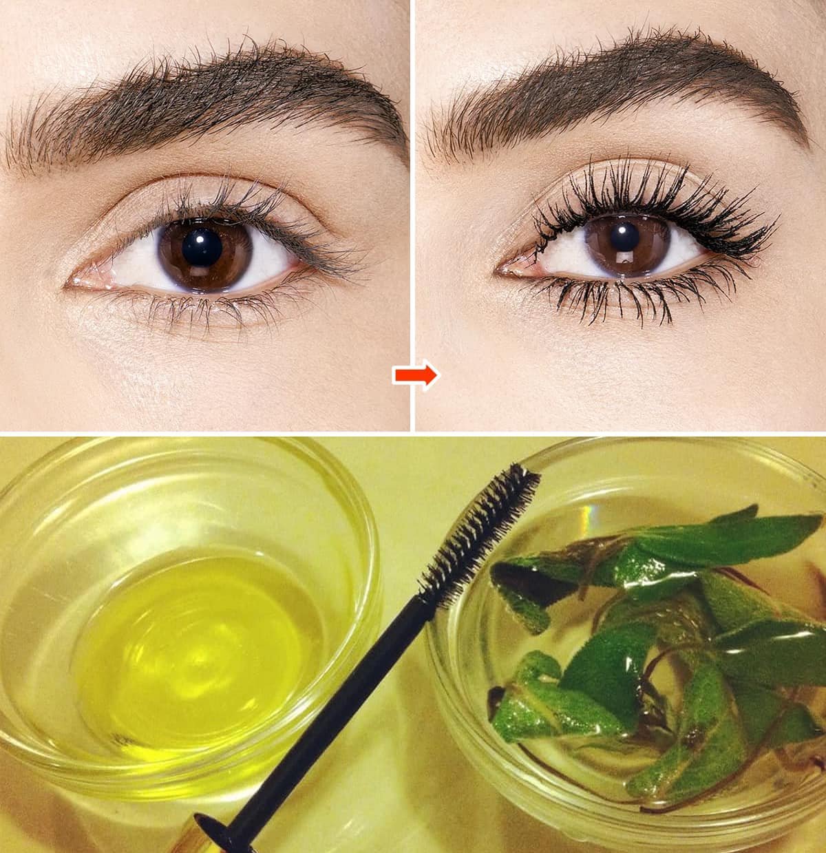 Olej rycynowy, skrobia kukurydziana i 3 inne systemy na wydłużenie i zagęszczenie rzęs