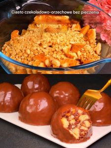 Ciasto czekoladowo-orzechowe bez pieczenia