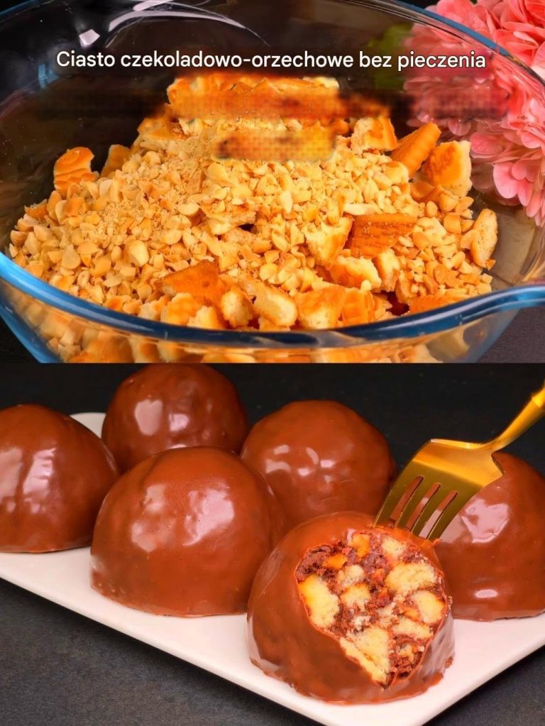 Ciasto czekoladowo-orzechowe bez pieczenia