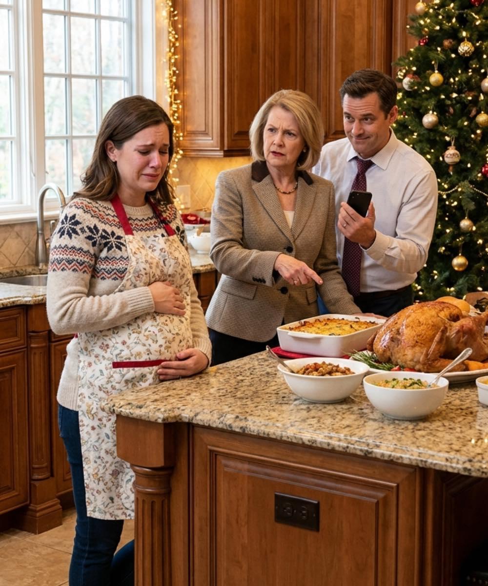 Nigdy nie powiedziałam teściom, że mój ojciec jest prezesem Sądu Najwyższego. A jednak, kiedy byłam w siódmym miesiącu ciąży, kazali mi przygotować całą kolację wigilijną samemu.