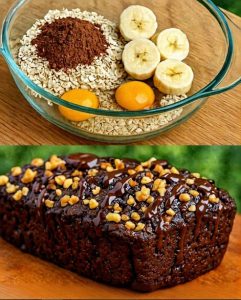 Discover a quick and healthy sugar-free dessert made with just three ingredients: oatmeal, cocoa, and bananas. Ideal for breakfast, snacks, and sugar-free diets.