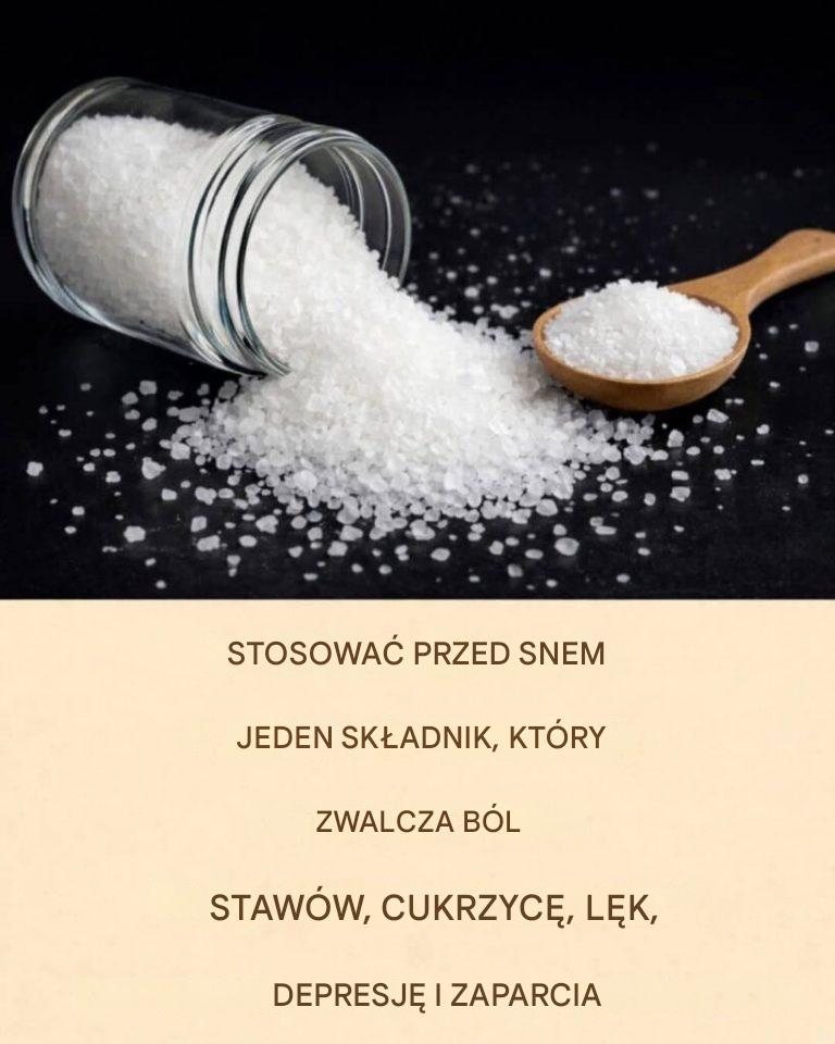 Co dzieje się z doświadczeniem fizycznym, gdy jesz szczyptę soli przed snem? Prosty nawyk, który warto stosować