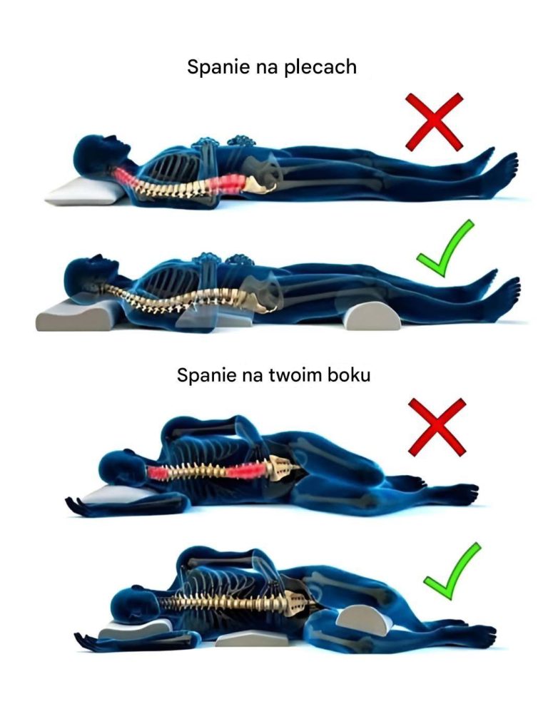 Śpij mądrzej: koryguj postawę podczas snu