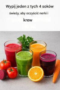 Wypij jeden z tych 4 świeżych soków, aby oczyścić nerki i poprawić krążenie krwi