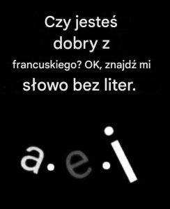 Dobrze znany francuski? OK, teraz czas czytać.