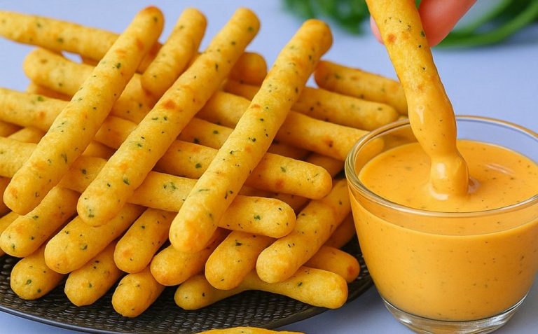 Przepis na chrupiące paluszki ziemniaczane z warzywami