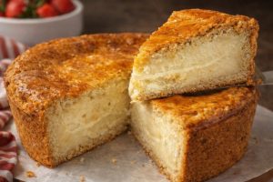 Pieczone ciasto ze słodkich ziemniaków