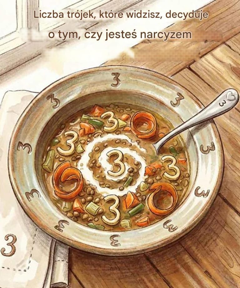 To, ile trójek widzisz, decyduje, czy jesteś narcyzem. Sprawdź pierwszy komentarz, aby uzyskać więcej szczegółów.