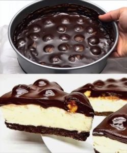 Ciasto bez pieczenia „Dzik” z 600 g twarogu Spód: