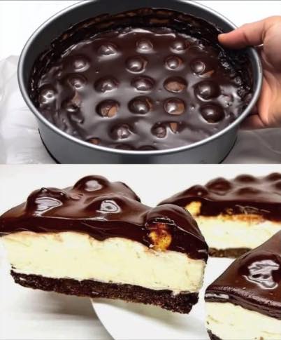 Ciasto bez pieczenia „Dzik” z 600 g twarogu Spód: