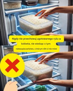 Nigdy nie przechowuj ugotowanego ryżu w lodówce, nie wiedząc o tym: istnieje niebezpieczeństwo, o którym nikt ci nie powie