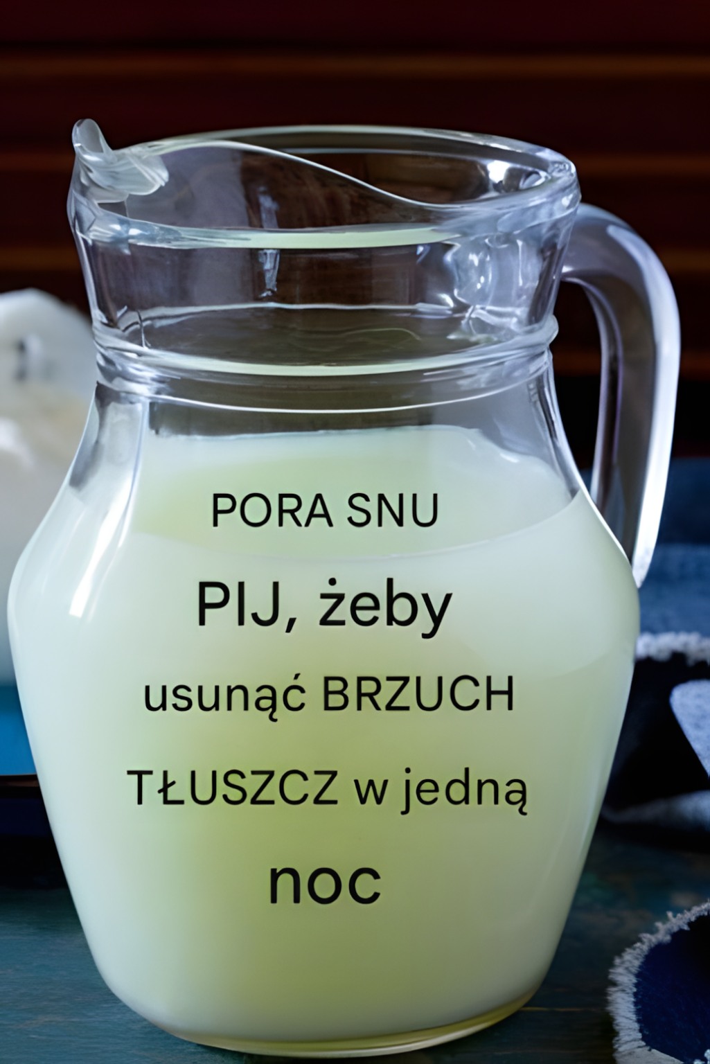Napój na dobranoc dla lepszego snu i metabolizmu