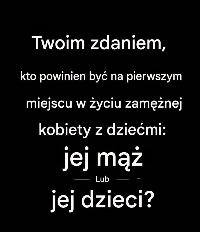Kto według Ciebie jest pierwszy?