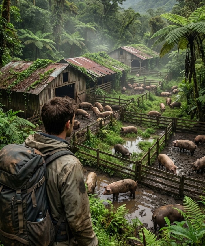 Kiedyś wynajął pustą górę, żeby hodować 30 świń… po czym odszedł i nie wrócił przez pięć lat. Kiedy w końcu wrócił, zatrzymał się na ostatnim zakręcie drogi… i nie mógł się ruszyć, widząc, co tam czeka. W 2018 roku Rogelio „Roger” Santos, 34-letni mężczyzna z małego miasteczka w Nueva Ecija, wierzył, że hodowla świń może odmienić jego życie. Nie marzył o tym, żeby z dnia na dzień stać się bogatym. Po prostu chciał czegoś prostego. Małego domu dla żony. Stabilnego życia. Przyszłości, która nie będzie wymagała ciągłego przetrwania. Roger wynajął więc zapomniany kawałek ziemi wysoko w górach w Carranglan i zamienił go w maleńką chlewnię. Włożył w to wszystko. Wszystkie swoje oszczędności. Pożyczkę bankową. Tygodnie morderczej pracy przy budowie zagród, kopaniu głębokiej studni i przygotowywaniu miejsca dla swoich zwierząt. W dniu, w którym wniósł pierwsze 30 prosiąt w góry, spojrzał na swoją żonę Marites i powiedział z cichą dumą: „Poczekajcie tylko. Za rok… w końcu będziemy mieli własny dom”. Po raz pierwszy od lat nadzieja wydała się realna. Ale życie miało inne plany. Zaledwie kilka miesięcy później afrykański pomór świń zaczął rozprzestrzeniać się na Luzonie. Jedna farma po drugiej upadała. Sąsiedzi palili całe chlewnie, żeby tylko powstrzymać rozprzestrzenianie się choroby. Przez tygodnie gęsty dym wisiał nad górami niczym ostrzeżenie, przed którym nikt nie mógł uciec. Marites była coraz bardziej przerażona. „Sprzedajmy je, póki jeszcze zdrowe” – błagała. Ale Roger nie chciał się poddać. „To minie” – nalegał. „Musimy tylko jeszcze trochę wytrzymać”. Nieprzespane noce zaczęły zbierać swoje żniwo. Ciągły niepokój. Rosnące ceny paszy. Telefony z banku z pytaniami o spłatę kredytu. W końcu Roger zemdlał z wyczerpania i musiał trafić do szpitala w Cabanatuan. Zanim wrócił w góry… Połowa świń już zniknęła. Ceny paszy podwoiły się. Zadłużenie rosło. A marzenie, które zbudował własnymi rękami, powoli się rozpadało. Pewnej deszczowej nocy, siedząc samotnie na podłodze chlewni, podczas gdy wiatr trząsł blaszanym dachem, Roger wyszeptał coś, czego nigdy nie spodziewał się powiedzieć. „Koniec”. Następnego ranka podjął najtrudniejszą decyzję w swoim życiu. Zamknął chlewnię. Oddał klucz właścicielowi ziemi. I zszedł z góry, nie oglądając się za siebie. W jego umyśle wszystko, co tam zbudował, już przepadło. Przez pięć lat Roger nie wrócił. On i Marites przeprowadzili się do Quezon City i pracowali na długie zmiany w fabryce. Życie znów stało się proste – żadnych wielkich marzeń, tylko ciche przetrwanie. Za każdym razem, gdy ktoś wspominał o hodowli świń, Roger tylko smutno się uśmiechał i mówił: „Już oddałem pieniądze górom”. Aż do początku tego roku… Zadzwonił jego telefon. To był Mang Tino – właściciel ziemski. Jego głos brzmiał dziwnie… niemal drżąco. „Roger… musisz tu wrócić”. Zapadła długa cisza. „Coś się stało z twoją starą chlewnią”. Następnego dnia Roger przebył ponad 40 kilometrów z powrotem w góry. Droga, którą kiedyś jeździł codziennie, była teraz porośnięta trawą i drzewami, jakby natura powoli wymazała jego przeszłość. Z każdym krokiem w górę jego serce biło szybciej. Czy budynki się zawaliły? Czy to miejsce całkowicie zniknęło? A może znajdzie tylko ruiny marzenia, w które kiedyś wierzył? Ale kiedy Roger dotarł do ostatniego zakrętu górskiej drogi… Nagle się zatrzymał. Bo chlewnia, którą porzucił pięć lat temu… teraz wyglądała jak coś, czego nigdy sobie nie wyobrażał. 👇 Reszta historii znajduje się w pierwszym komentarzu. Zobacz więcej