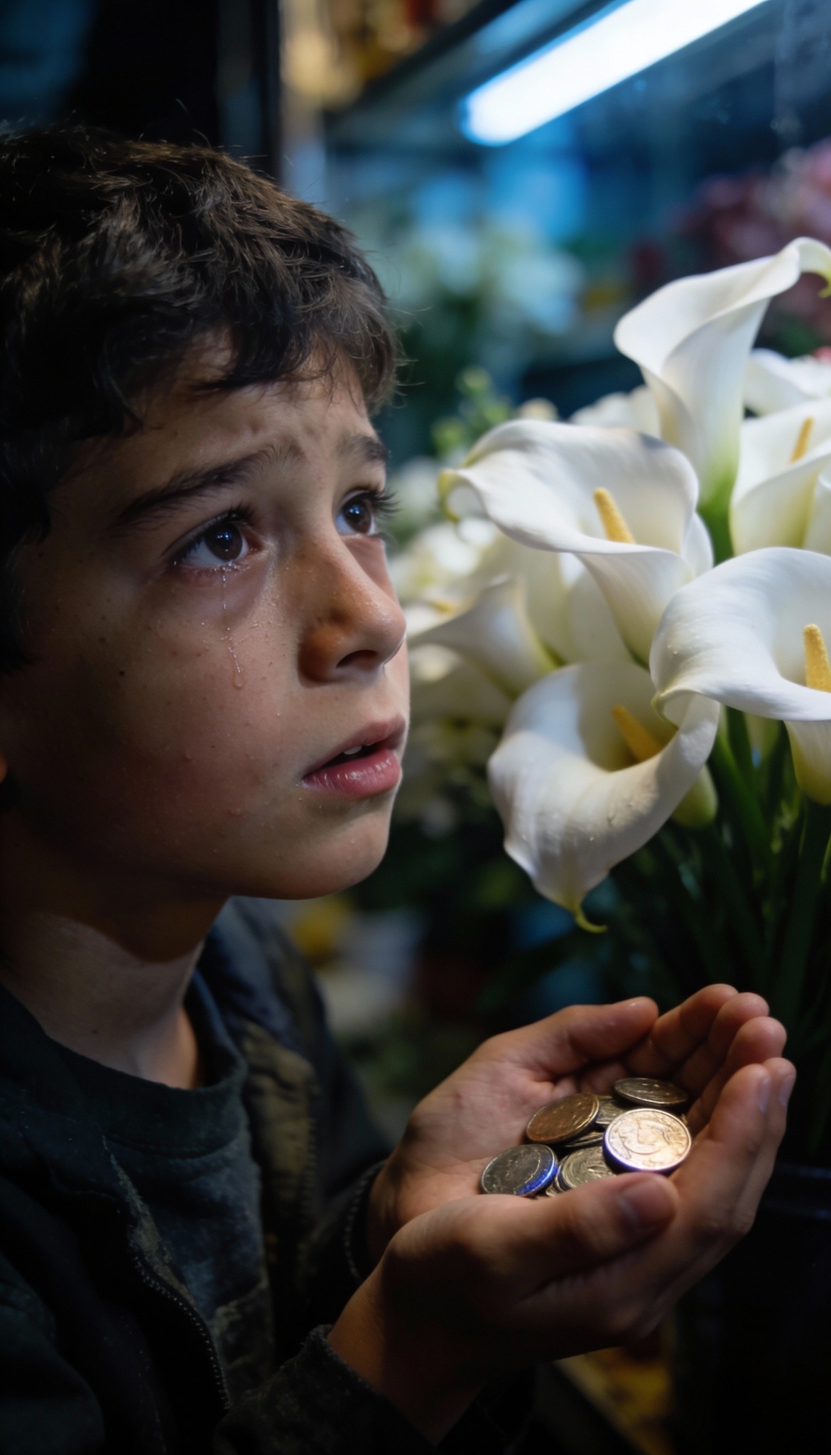 Słońce dopiero wstawało, gdy Pasha poczuł w sercu niepokój, którego nie potrafił wyrazić słowami. Kiedy miał kilka lat, jego świat nagle się rozsypał. Matka — jego cały świat — zniknęła na zawsze. Malec stał skulony w kącie przyciemnionego pokoju, patrząc na nieznane twarze, które szlochały i szeptały, unikając jego oczu. Nie rozumiał niczego. Dlaczego w domu byli obcy ludzie? Dlaczego wszyscy ubrani są na czarno? Dlaczego mówią cicho, jakby złamano coś świętego? Nie pojmował… Voir plus