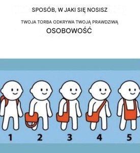 Sposób, w jaki nosisz torbę, ujawnia Twoją osobowość