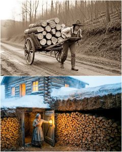 Przygotowuje się na apokalipsę – wdowa odziedziczyła chatę, odkrywa, że ​​jej mąż zakopał w niej 30 kordów drewna na opał