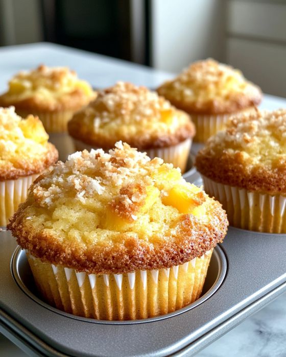 Hawaiianska ananasmuffins