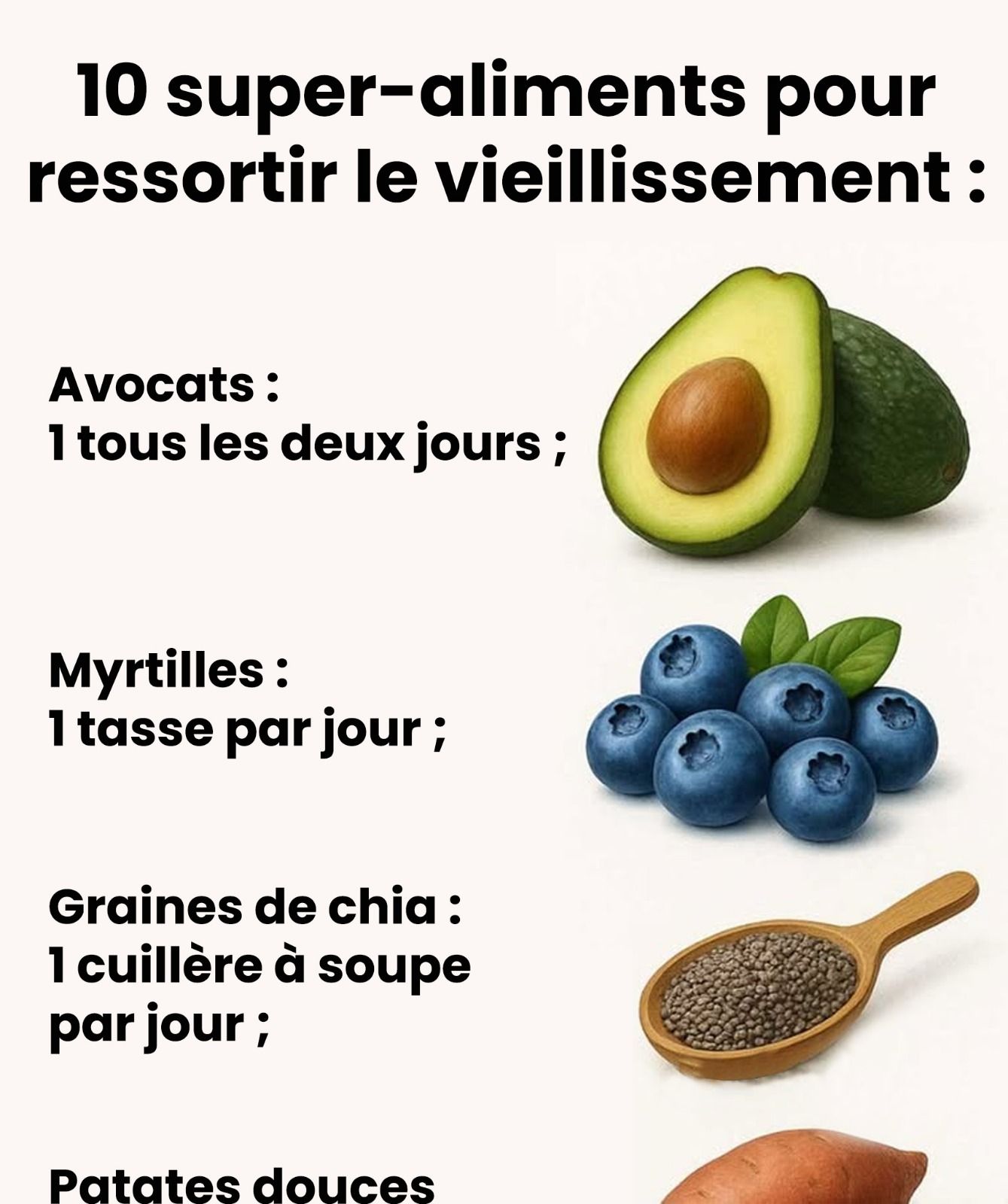 10 superproduktów, które warto jeść, aby się odmłodzić