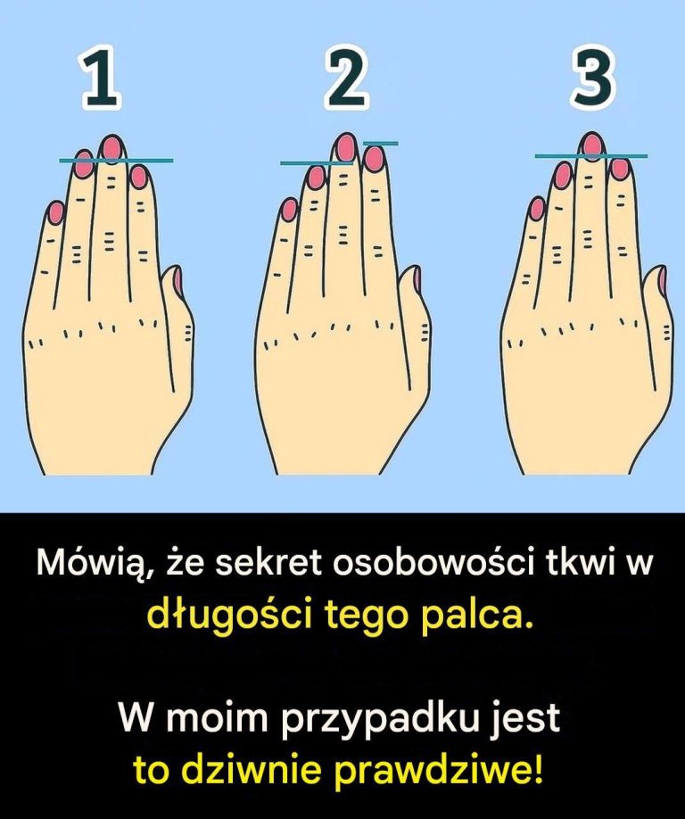 Pomysł? Zaobserwuj, który z tych dwóch palców jest dłuższy… i wyobraź sobie, co to o tobie mówi.  Dłuższy palec serdeczny: profil lidera   Jeśli Twój palec serdeczny jest znacznie dłuższy od palca wskazującego, prawdopodobnie jesteś  kobietą czynu  ! Zgodnie z tą teorią, odzwierciedla to prenatalną ekspozycję na pewne hormony – ale zapewniamy, że to przede wszystkim  zabawny sposób na podkreślenie Twojego dynamizmu , a nie badanie lekarskie.  «« Poprzedni