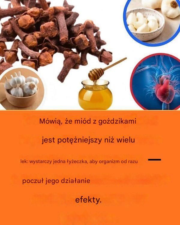 Naturalny środek z miodem i goździkami: skuteczne wsparcie zdrowia