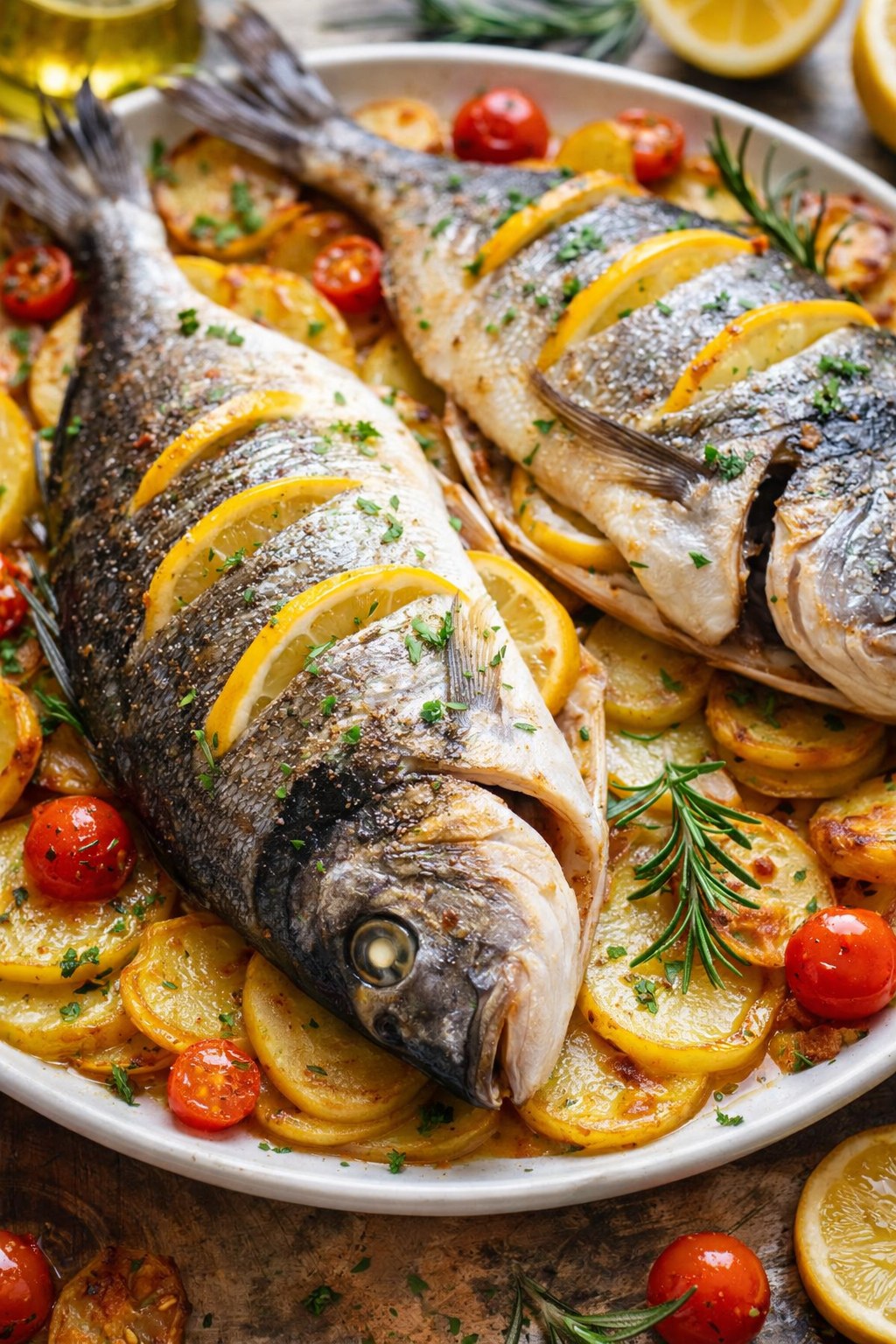 Dorada Al Horno Con Limón