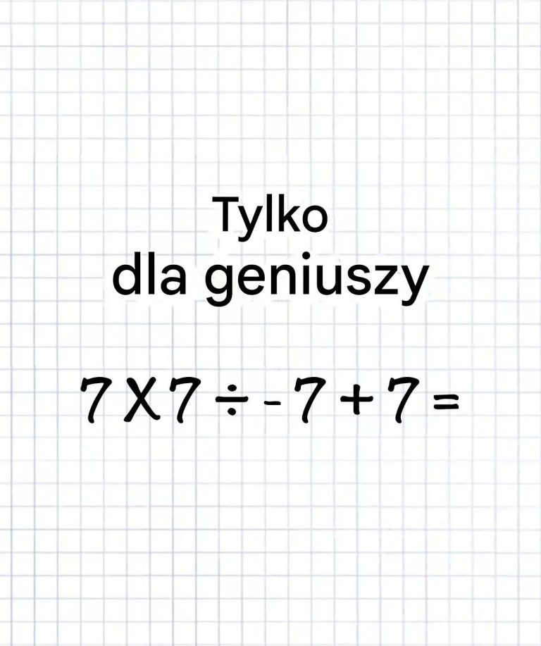 Tylko umysły wybitne potrafią rozwiązać tę zagadkę w mniej niż 10 sekund.