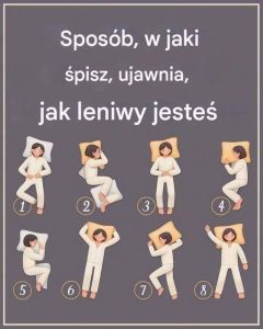 Jak pozycja, w której śpisz, ujawnia, czy jesteś leniwy