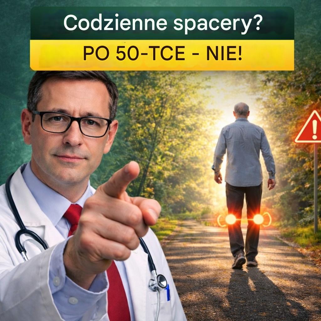 Siedem błędów w chodzeniu, które mogą mieć wpływ na zdrowie po 50. roku życia, według lekarza.